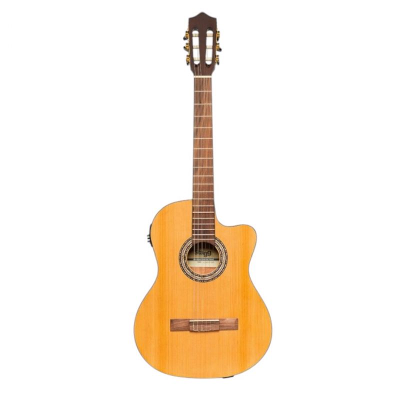 Гитара электроакустическая STAGG N SCL60 TCE-NAT